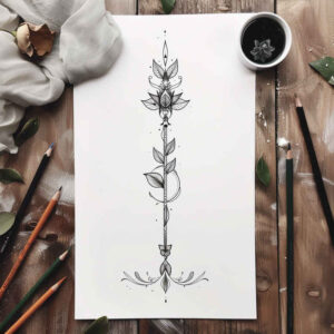 other-delicate tattoo design ideas petite elegant shows strength