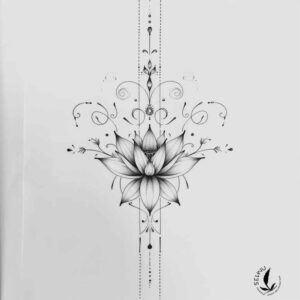 other-delicate tattoo design ideas compact fine lines embodying courage