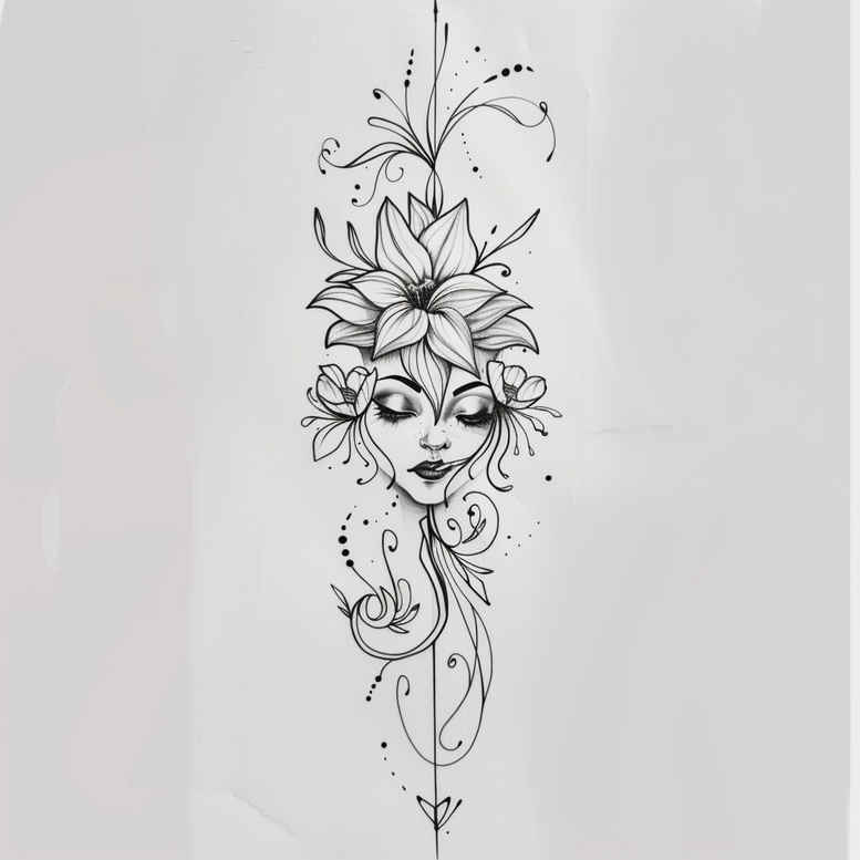 other-delicate tattoo design ideas discreet mark fine lines embodying resilience