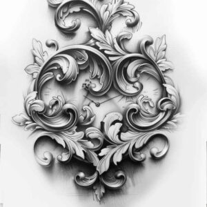 other-delicate tattoo design ideas clean shape fine lines for chest