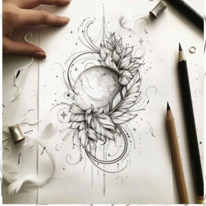 other-delicate tattoo design ideas micro art fine lines represents perseverance