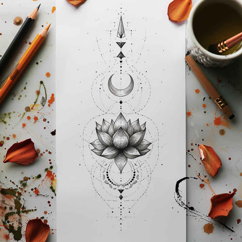 other-delicate tattoo design ideas essential floral elements for palm