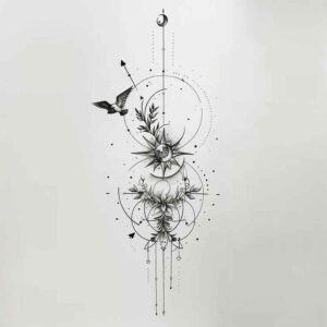 other-delicate tattoo design ideas negative space floral elements for wrist side