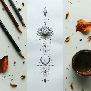 other-delicate tattoo design ideas clean stroke floral elements meaning perseverance