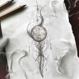 other-delicate tattoo design ideas refined ink flowing meaning endurance
