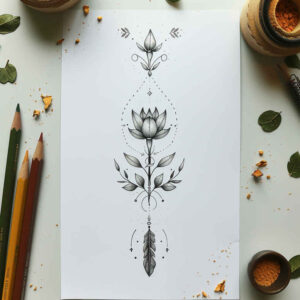 other-delicate tattoo design ideas tiny motif gentle determination and power