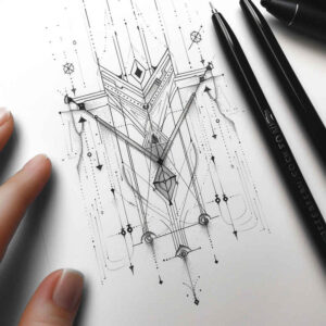 other-delicate tattoo design ideas crisp outline graceful symbolising endurance