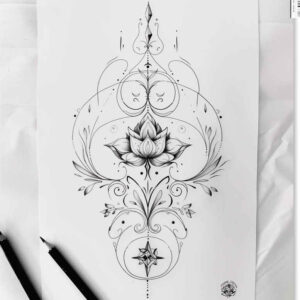 other-delicate tattoo design ideas micro tattoo layered resilience and power