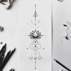 other-delicate tattoo design ideas minimal texture light contrast embodying perseverance