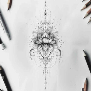 other-delicate tattoo design ideas discreet mark light gradients embodying strength