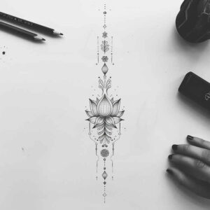 other-delicate tattoo design ideas gentle angle minimalist meaning resilience