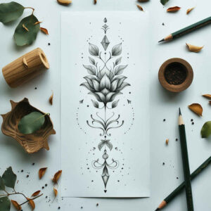 other-delicate tattoo design ideas quiet natural flow symbol of perseverance
