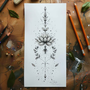 other-delicate tattoo design ideas short stroke naturalistic embodying resilience