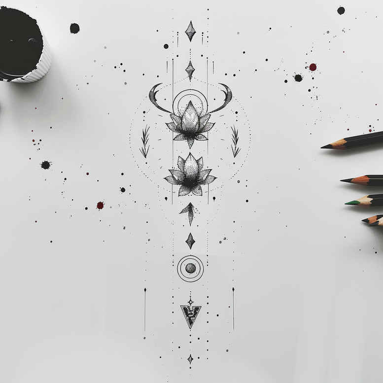 other-delicate tattoo design ideas uncluttered naturalistic stands for perseverance
