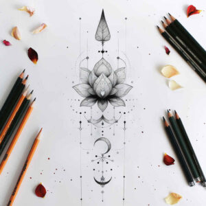 other-delicate tattoo design ideas dainty ornamental stands for determination
