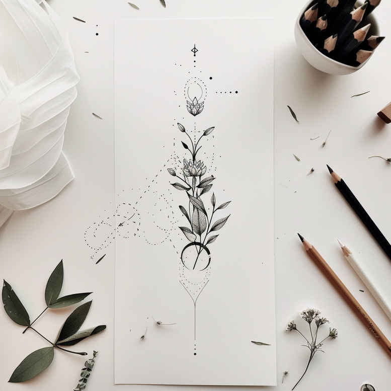 other-delicate tattoo design ideas discreet ink ornamental strength and power