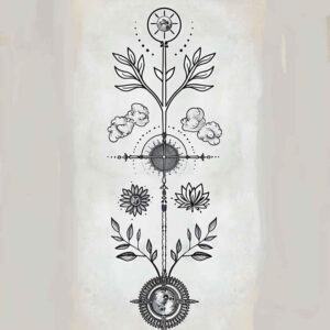 other-delicate tattoo design ideas thin script refined endurance and power