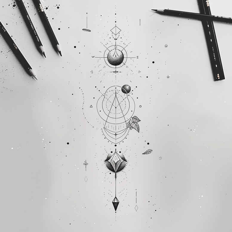 other-delicate tattoo design ideas pure design refined symbol of courage