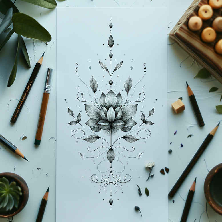 other-delicate tattoo design ideas subtle soft edges embodying strength