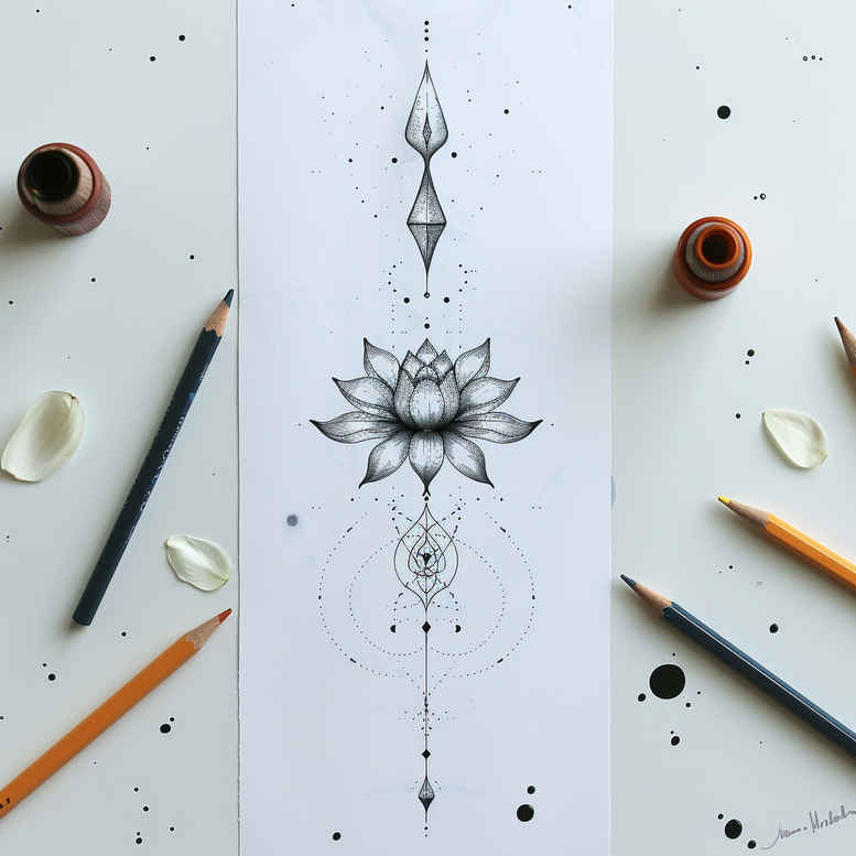 other-delicate tattoo design ideas compact soft light for scapula