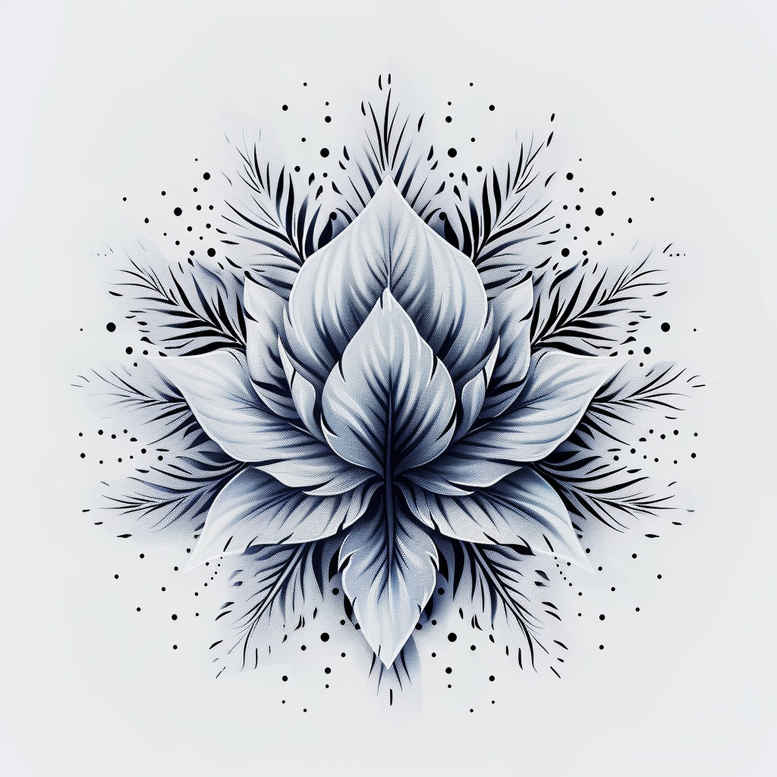 other-delicate tattoo design ideas outline only soft textures shows perseverance