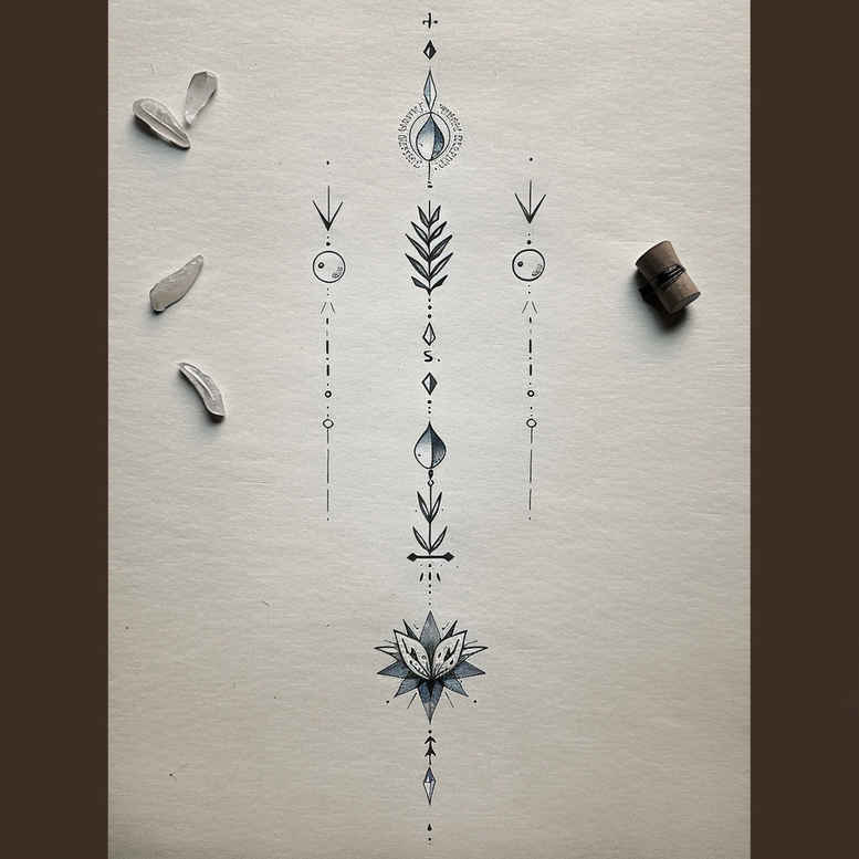 other-delicate tattoo design ideas subtle subtle patterns for nape