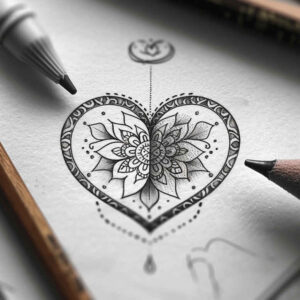 other-delicate tattoo design ideas abstract subtle patterns stands for strength