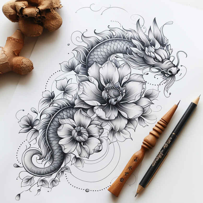 tattoos-with-delicate-symbolism – tattoo design ideas free ai generated – minimalist – for-shoulder-blade – Gallery: other-delicate-inkby-ai
