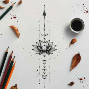 tattoos-with-fine-lines – tattoo design ideas free ai generated – diminutive – for-thigh – Gallery: other-delicate-inkby-ai