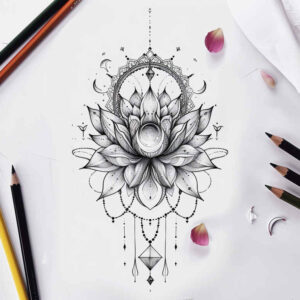 tattoos-with-soft-shading – tattoo design ideas free ai generated – no-background – for-lower-chest – Gallery: other-delicate-inkby-ai