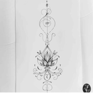thin-line-tattoos – tattoo design ideas free ai generated – plain-tattoo – for-abdomen – Gallery: other-delicate-inkby-ai