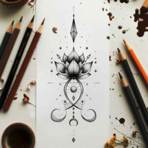 thin-line-tattoos – tattoo design ideas free ai generated – refined – for-heel – Gallery: other-delicate-inkby-ai