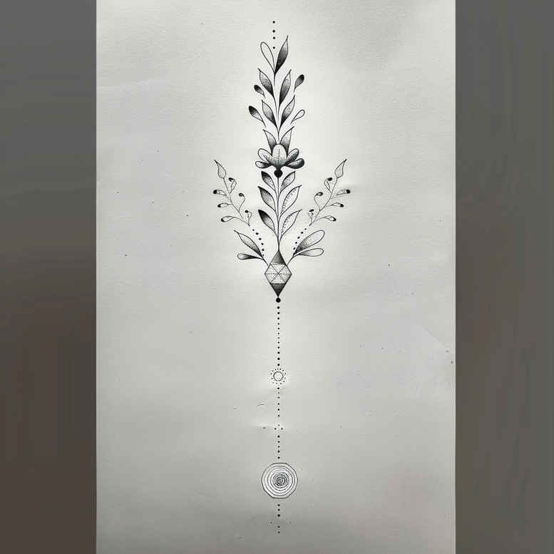 thin-line-tattoos – tattoo design ideas free ai generated – uncluttered – for-hand – Gallery: other-delicate-inkby-ai