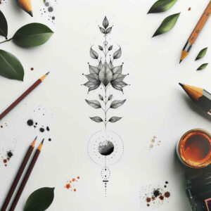 thin-lines – tattoo design ideas free ai generated – micro-art – for-hand – Gallery: other-delicate-inkby-ai