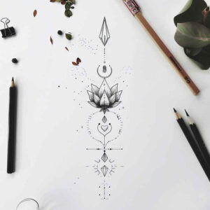 thin-lines – tattoo design ideas free ai generated – symbolic – for-forearm – Gallery: other-delicate-inkby-ai
