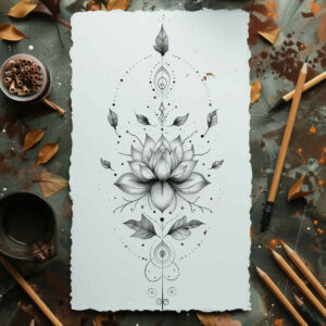 wave-tattoos – tattoo design ideas free ai generated – pinprick – for-forearm – Gallery: other-delicate-inkby-ai