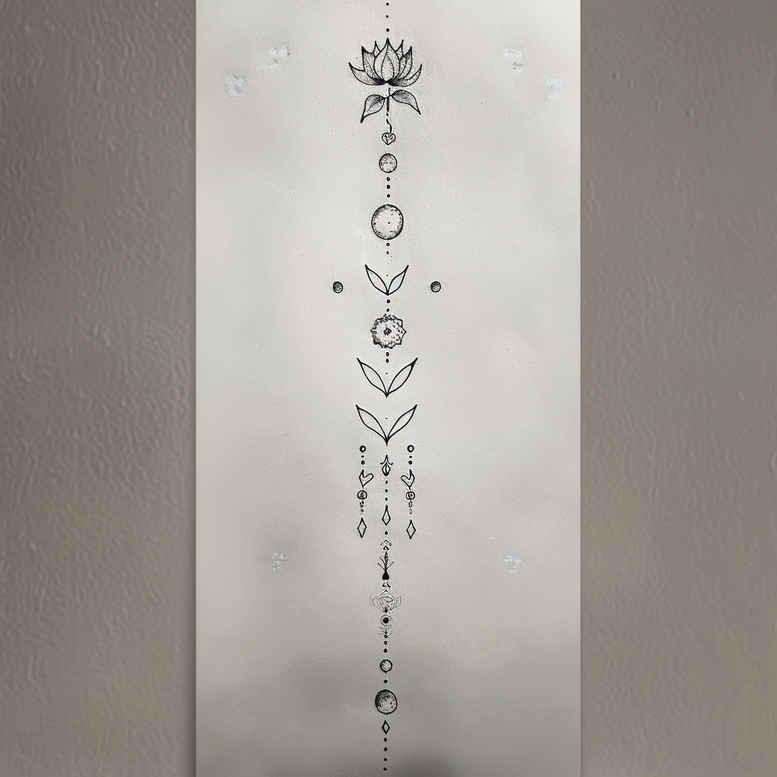 wave-tattoos – tattoo design ideas free ai generated – punctual – for-neck – Gallery: other-delicate-inkby-ai