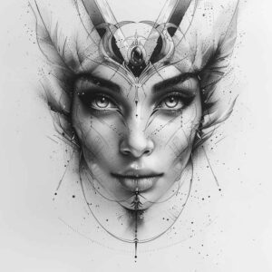 egyptian-motif-tattoo-neotraditional-balanced-tones-for-neck – tattoo design ideas free ai generated – Gallery: other-egypt-inkby-ai