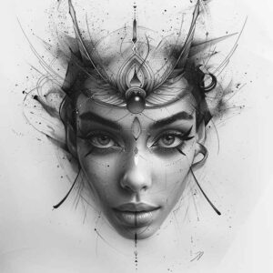egyptian-tattoo-realism-realistic-perspective-for-sternum – tattoo design ideas free ai generated – Gallery: other-egypt-inkby-ai