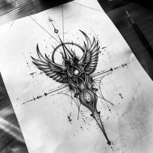egyptian-motif-tattoo-neotraditional-decorative-flourishes-for-biceps – tattoo design ideas free ai generated – Gallery: other-egypt-inkby-ai