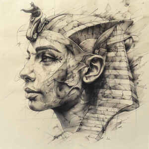 egyptian-plant-tattoo-surrealism-phantom-for-sternum – tattoo design ideas free ai generated – Gallery: other-egypt-inkby-ai