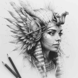 other-egypt tattoo design ideas decorative flourishes detailed carvings shows courage