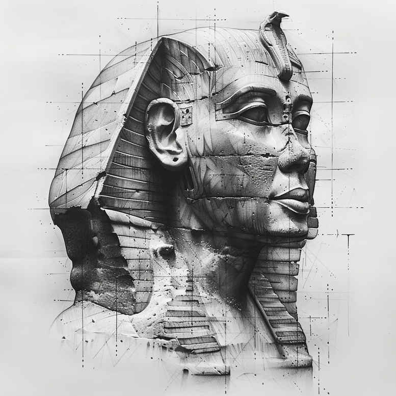 other-egypt tattoo design ideas Surrealism phantasm historic for calf