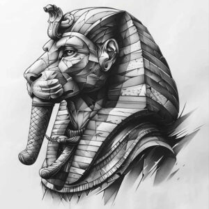 other-egypt tattoo design ideas moody ornamental symbolising endurance