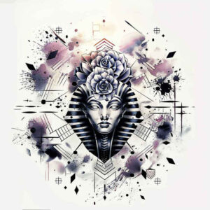 other-egypt tattoo design ideas modern twist pharaoh for spine