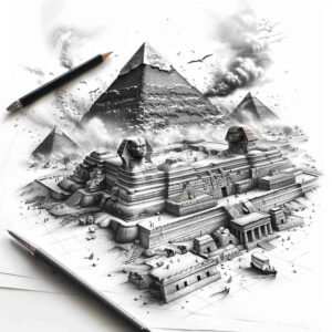 other-egypt tattoo design ideas textured ritualistic determination and power