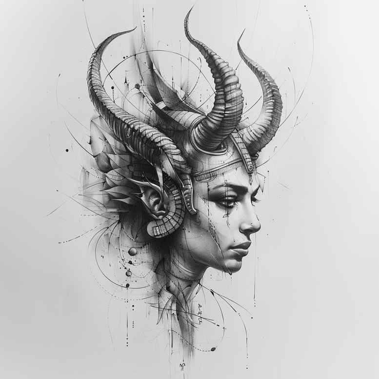 other-egypt tattoo design ideas Realism real shadows ritualistic for lower thigh