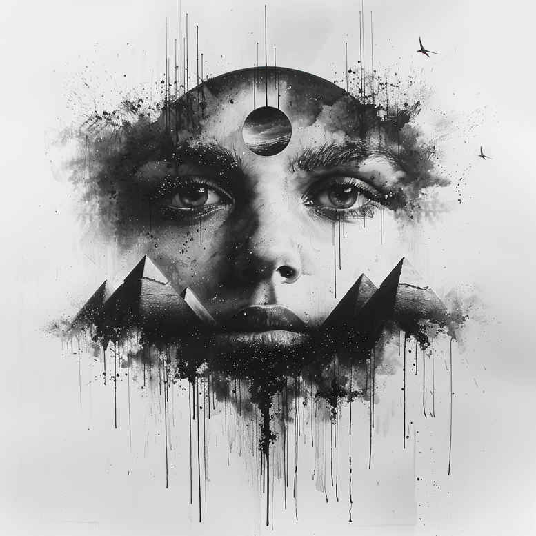 other-egypt tattoo design ideas strong outlines sacred art strength and power