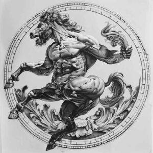 ai-generated-realism – tattoo design ideas free ai generated – fine-dot – for-upper-arm – Gallery: other-fantastic-inkby-ai