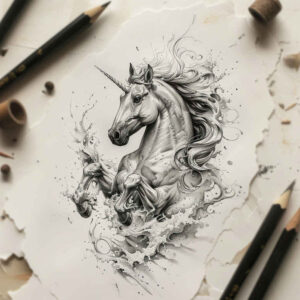 fantasy-fauna-tattoo-neotraditional-enhanced-shading-for-heel – tattoo design ideas free ai generated – Gallery: other-fantastic-inkby-ai